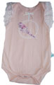 Alex and Ant Applique Snapsuit Mobile Pink